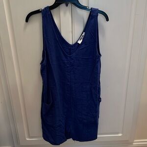 Double Zero Royal Blue Romper Small